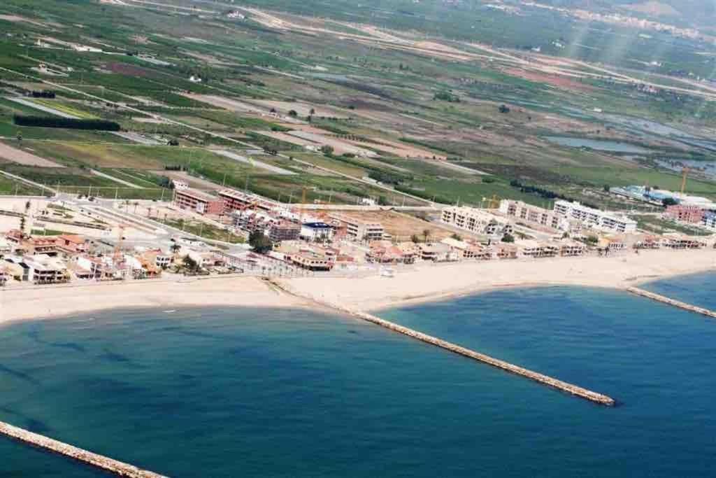 Apto Con Piscina En La Playa Cerca De Vlc Con Ac Leilighet Puzol Eksteriør bilde