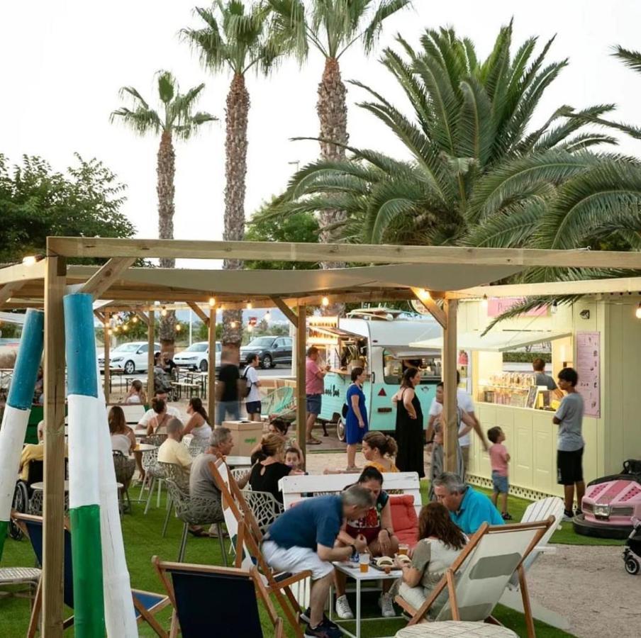 Apto Con Piscina En La Playa Cerca De Vlc Con Ac Puzol Eksteriør bilde